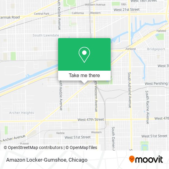 Amazon Locker-Gumshoe map