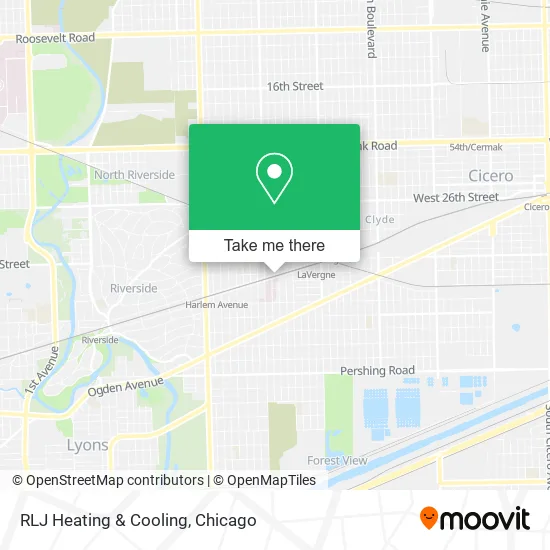 RLJ Heating & Cooling map