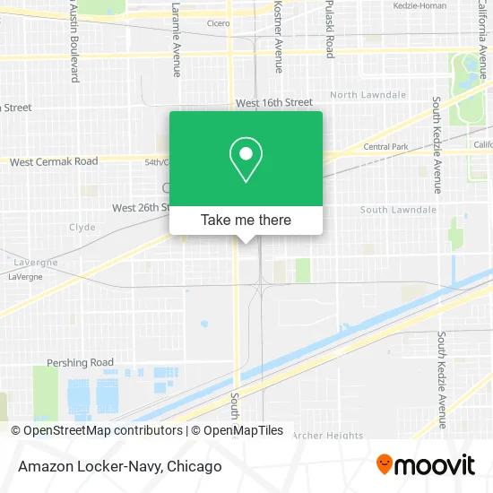 Amazon Locker-Navy map