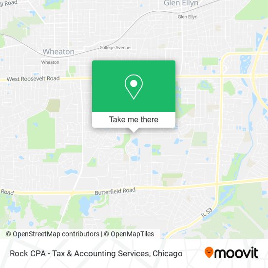 Rock CPA - Tax & Accounting Services map