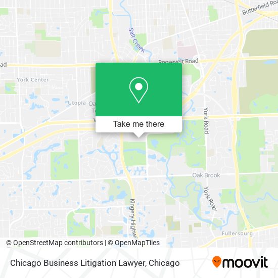 Mapa de Chicago Business Litigation Lawyer