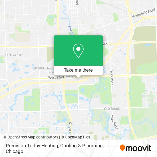 Precision Today Heating, Cooling & Plumbing map