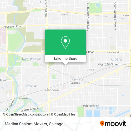 Medina Shalom Movers map