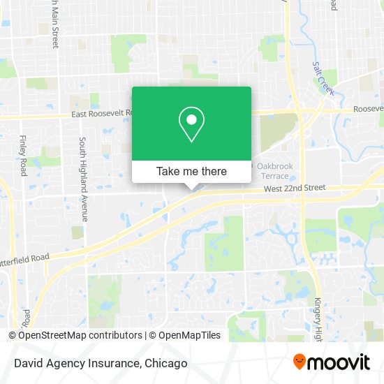 Mapa de David Agency Insurance