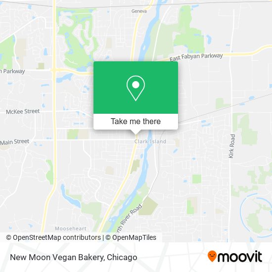 Mapa de New Moon Vegan Bakery