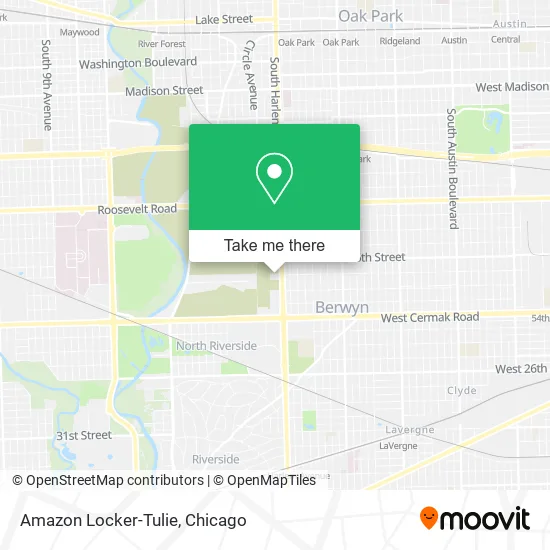 Amazon Locker-Tulie map