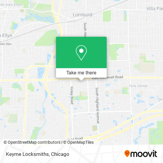 Keyme Locksmiths map