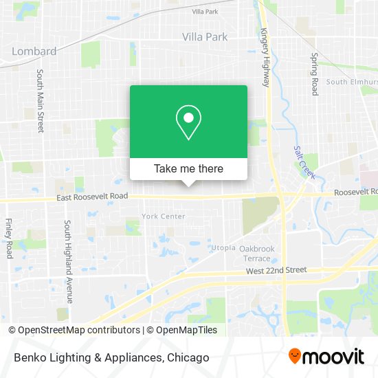 Benko Lighting & Appliances map