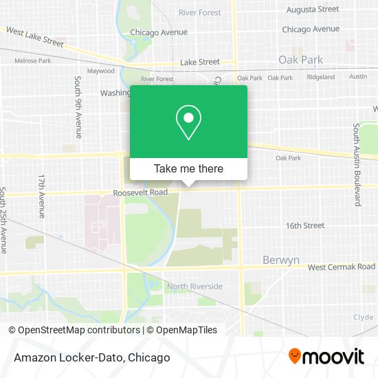 Amazon Locker-Dato map