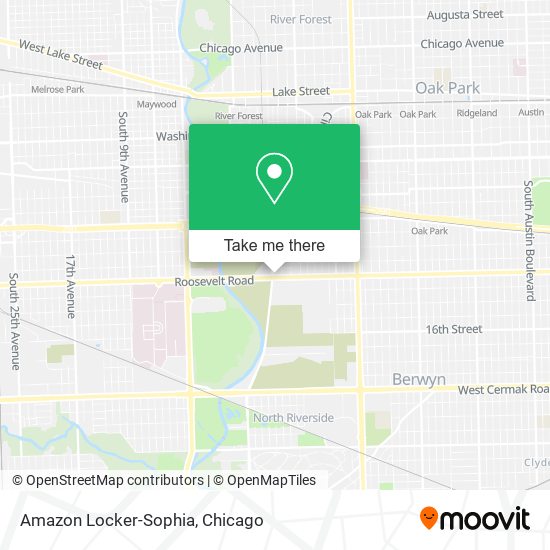 Amazon Locker-Sophia map