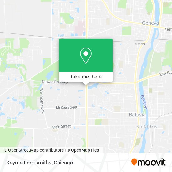 Keyme Locksmiths map