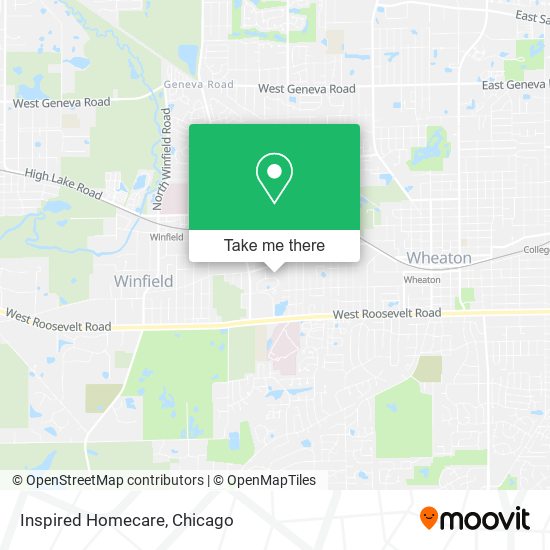 Inspired Homecare map