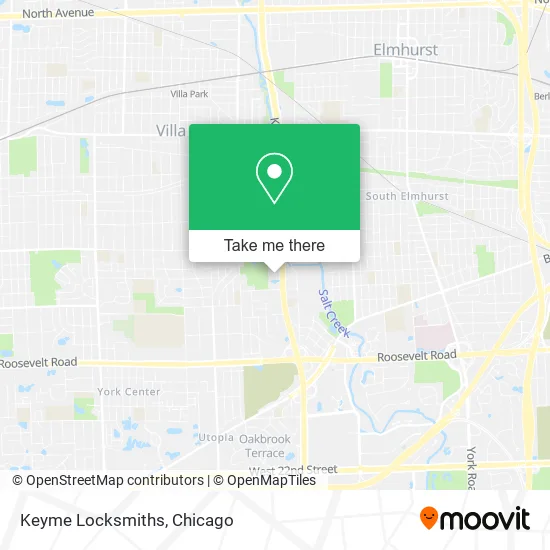 Keyme Locksmiths map