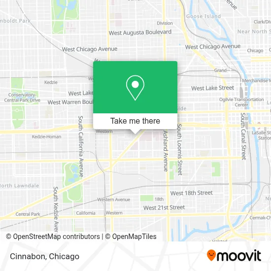 Cinnabon map