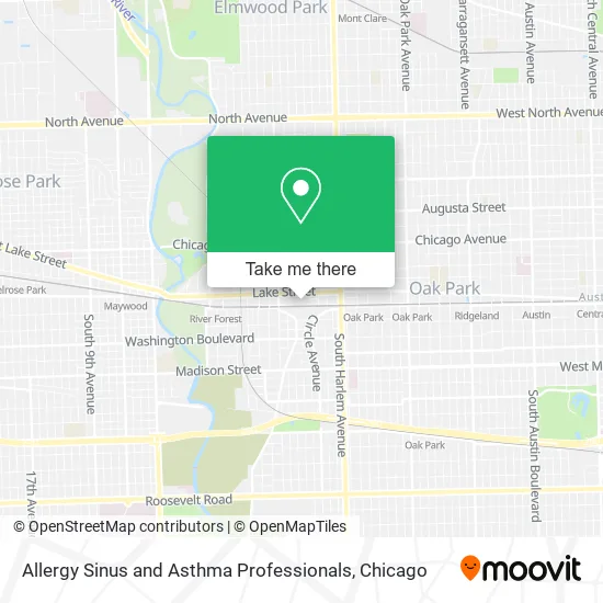 Allergy Sinus and Asthma Professionals map
