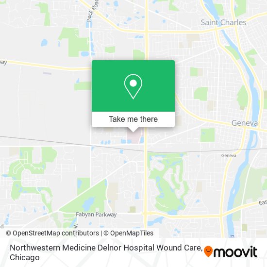 Mapa de Northwestern Medicine Delnor Hospital Wound Care