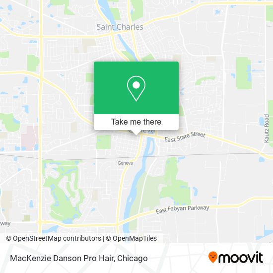 MacKenzie Danson Pro Hair map