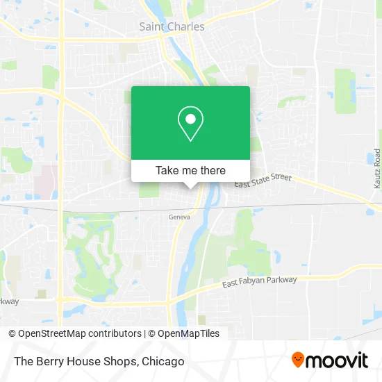 The Berry House Shops map