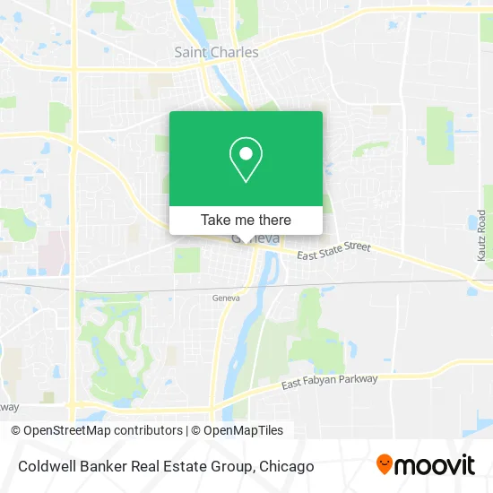 Coldwell Banker Real Estate Group map