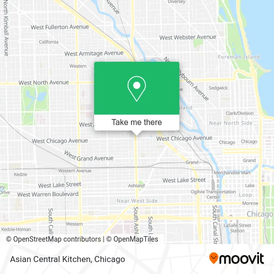 Asian Central Kitchen map