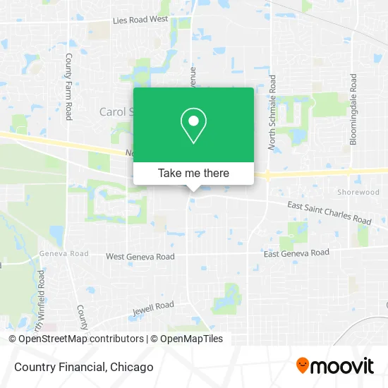 Country Financial map