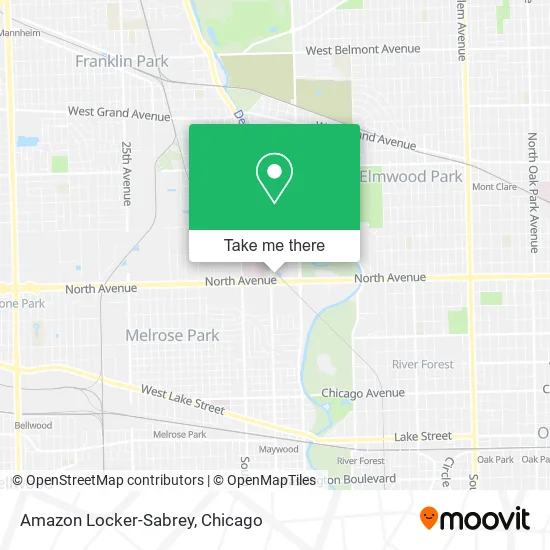 Amazon Locker-Sabrey map