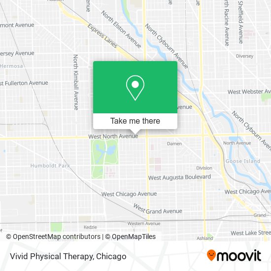 Mapa de Vivid Physical Therapy