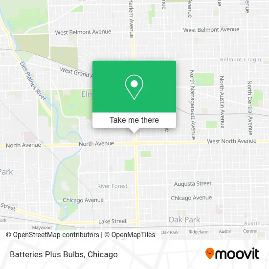 Batteries Plus Bulbs map