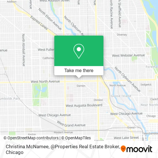 Christina McNamee, @Properties Real Estate Broker map