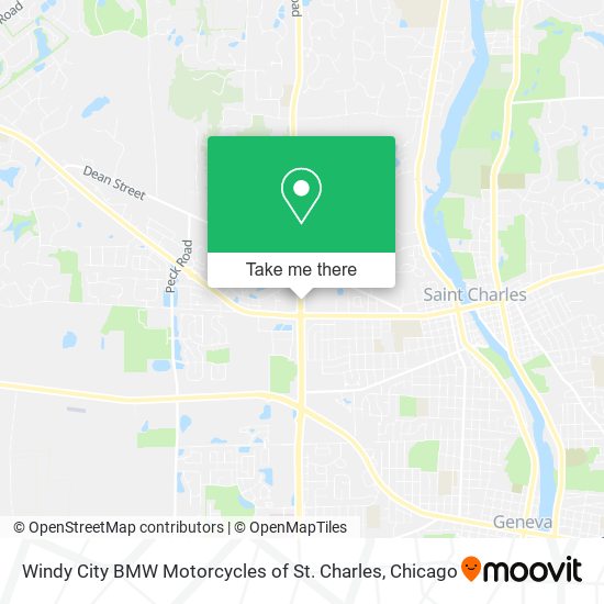 Windy City BMW Motorcycles of St. Charles map