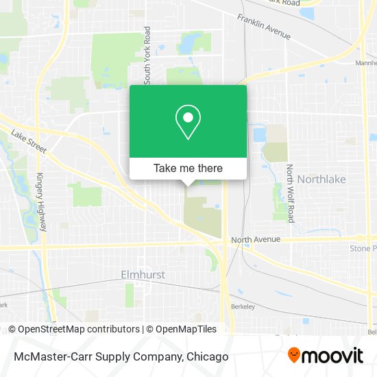 McMaster-Carr Supply Company map