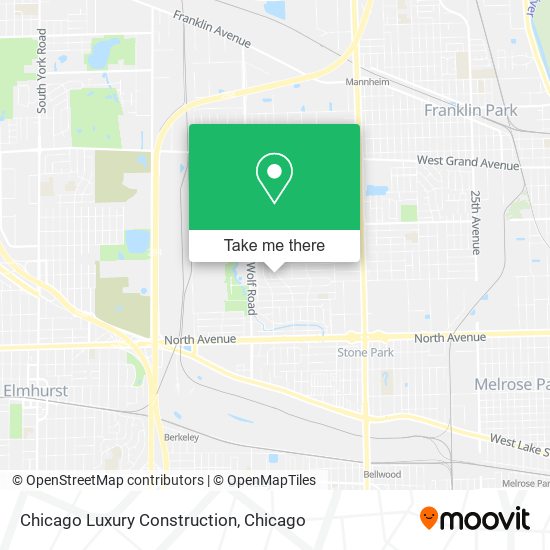 Chicago Luxury Construction map