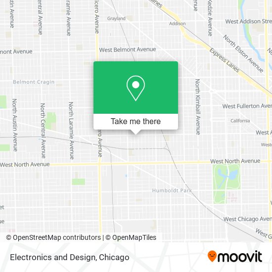 Electronics and Design map