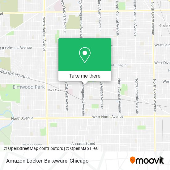 Amazon Locker-Bakeware map