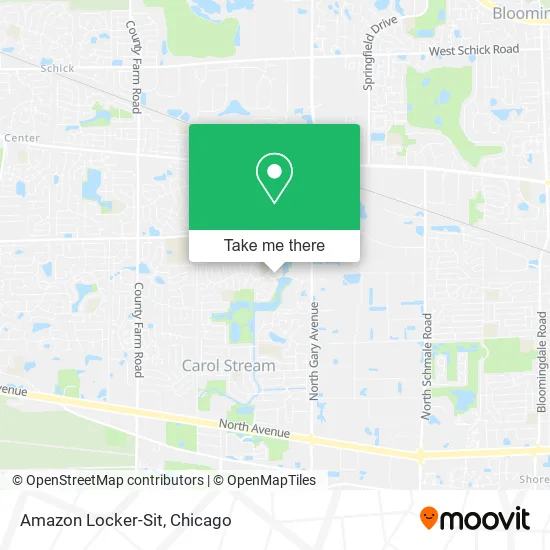 Amazon Locker-Sit map