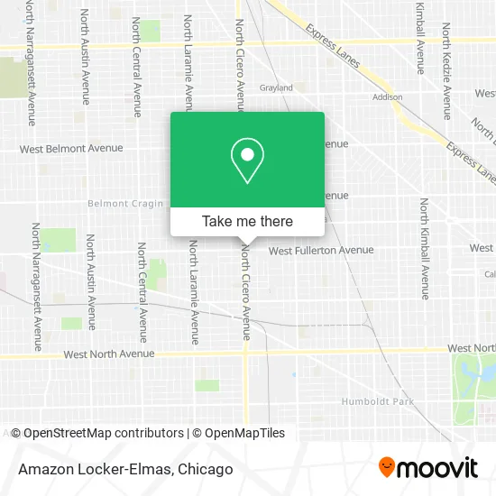 Amazon Locker-Elmas map