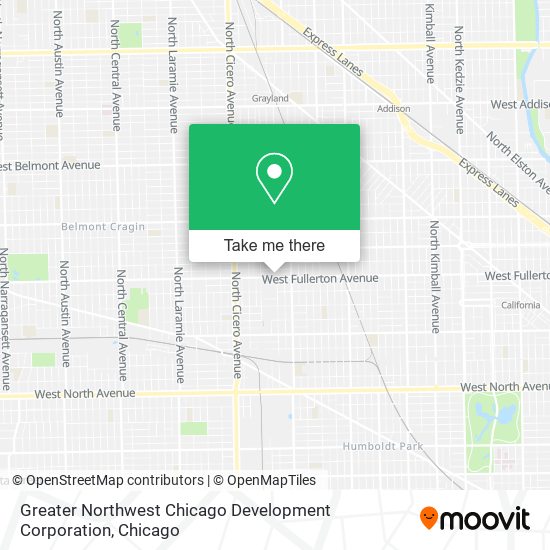 Mapa de Greater Northwest Chicago Development Corporation