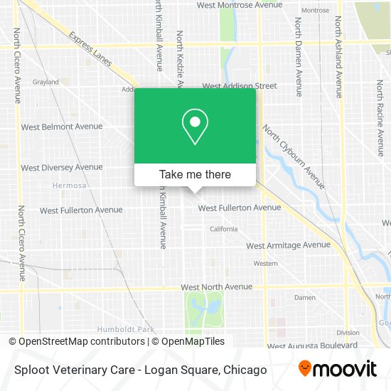 Sploot Veterinary Care - Logan Square map