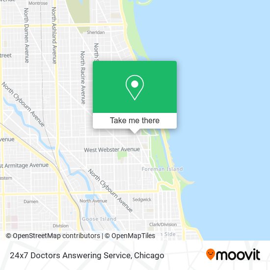 24x7 Doctors Answering Service map