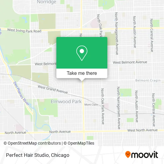 Perfect Hair Studio map