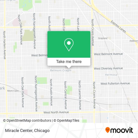 Mapa de Miracle Center