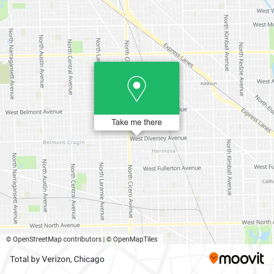 Total by Verizon map