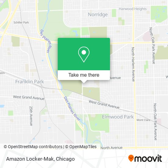 Mapa de Amazon Locker-Mak