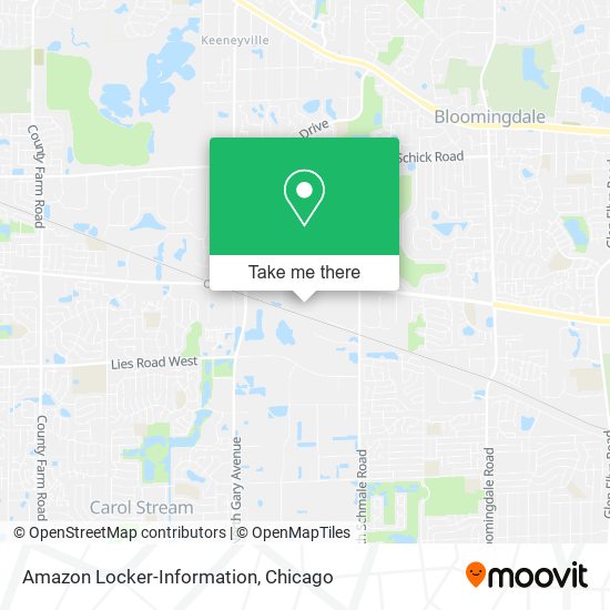 Amazon Locker-Information map