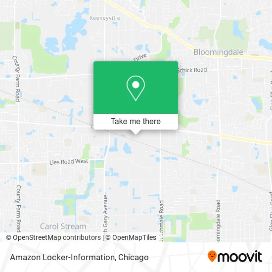 Amazon Locker-Information map
