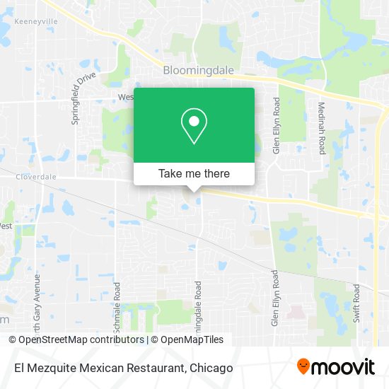 Mapa de El Mezquite Mexican Restaurant