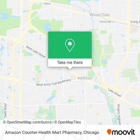 Amazon Counter-Health Mart Pharmacy map