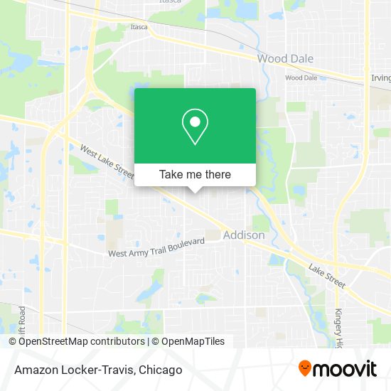 Mapa de Amazon Locker-Travis