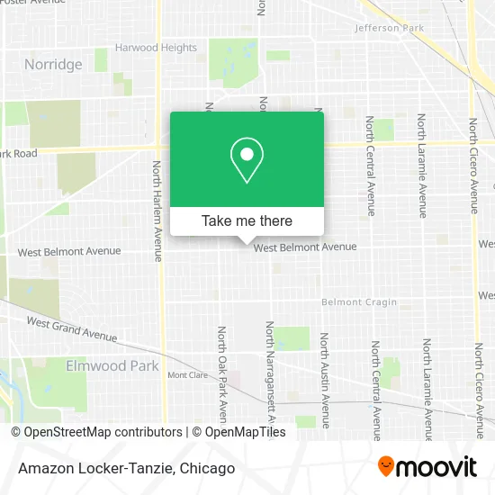 Amazon Locker-Tanzie map