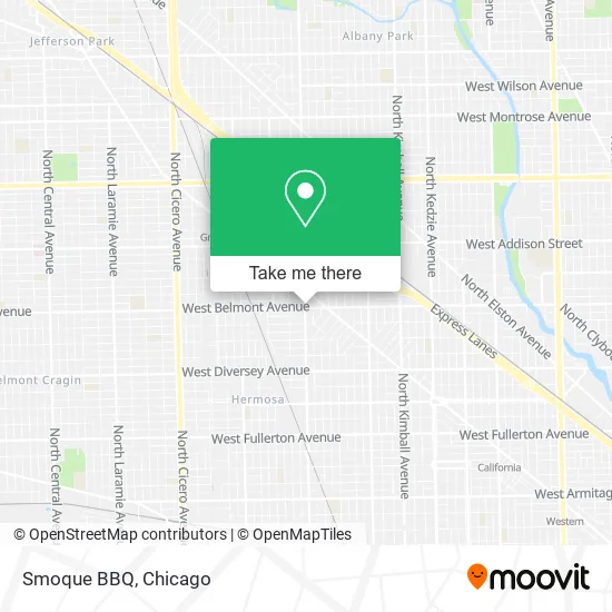 Smoque BBQ map